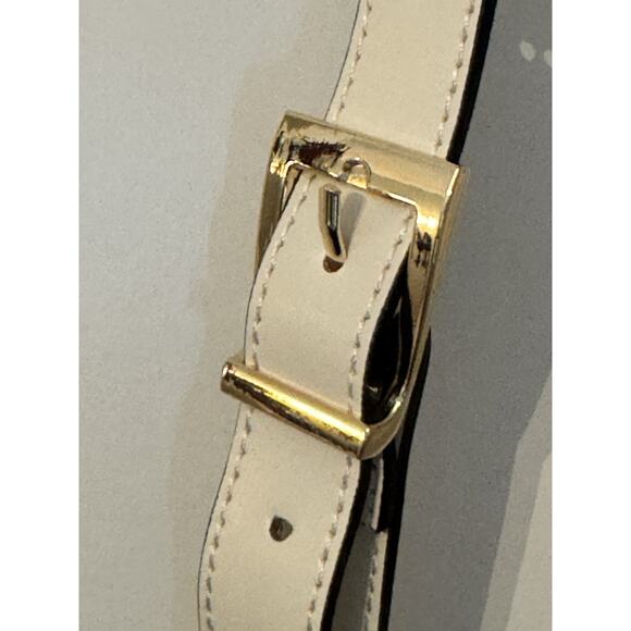 Cheval Firenze Crossbody Purse Straw Leather White NWT Cruise Vacation Old Money - Picture 3 of 15